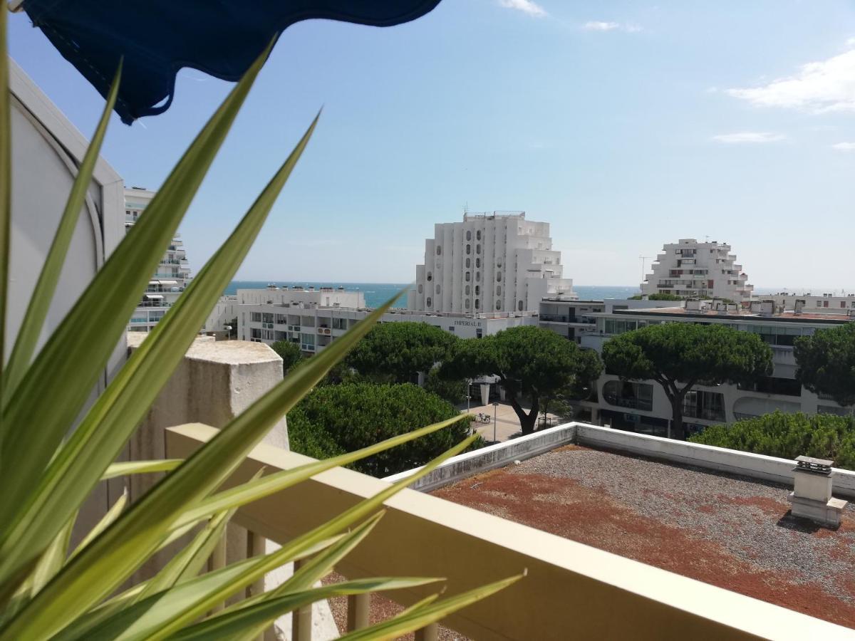 Le Semaphore - Studio Climatise, Grande Terrasse Vue Mer - Parking, Wifi Ла-Гранд-Мот Экстерьер фото