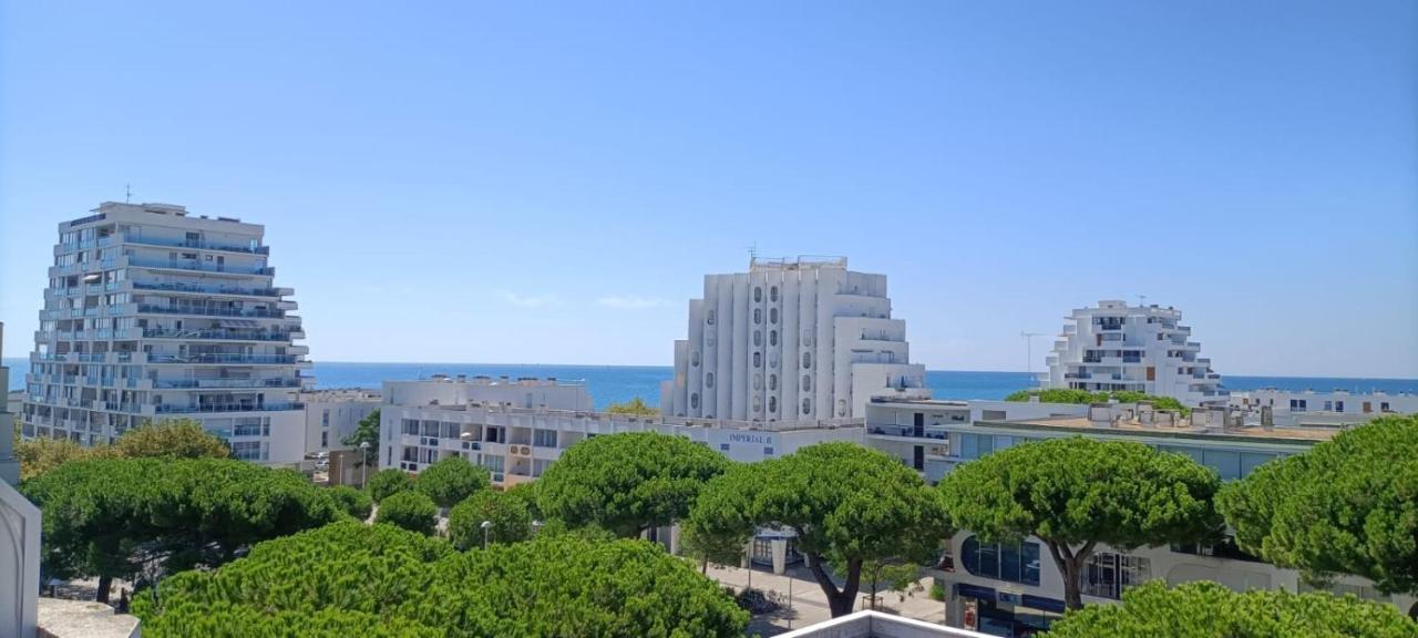 Le Semaphore - Studio Climatise, Grande Terrasse Vue Mer - Parking, Wifi Ла-Гранд-Мот Экстерьер фото