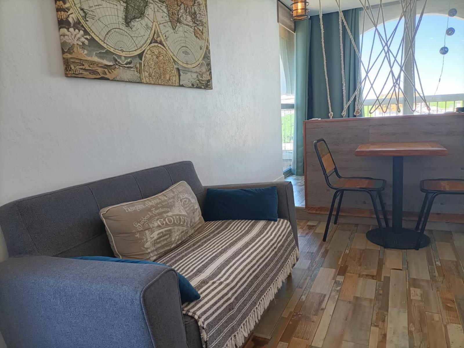 Le Semaphore - Studio Climatise, Grande Terrasse Vue Mer - Parking, Wifi Ла-Гранд-Мот Экстерьер фото